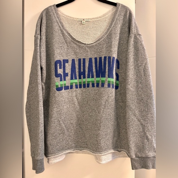 Seattle Seahawks Scoop Neck Sweater - Picture 1 of 5